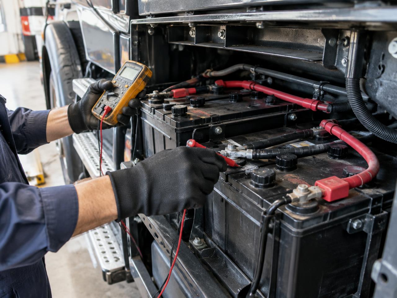Battery truck repair